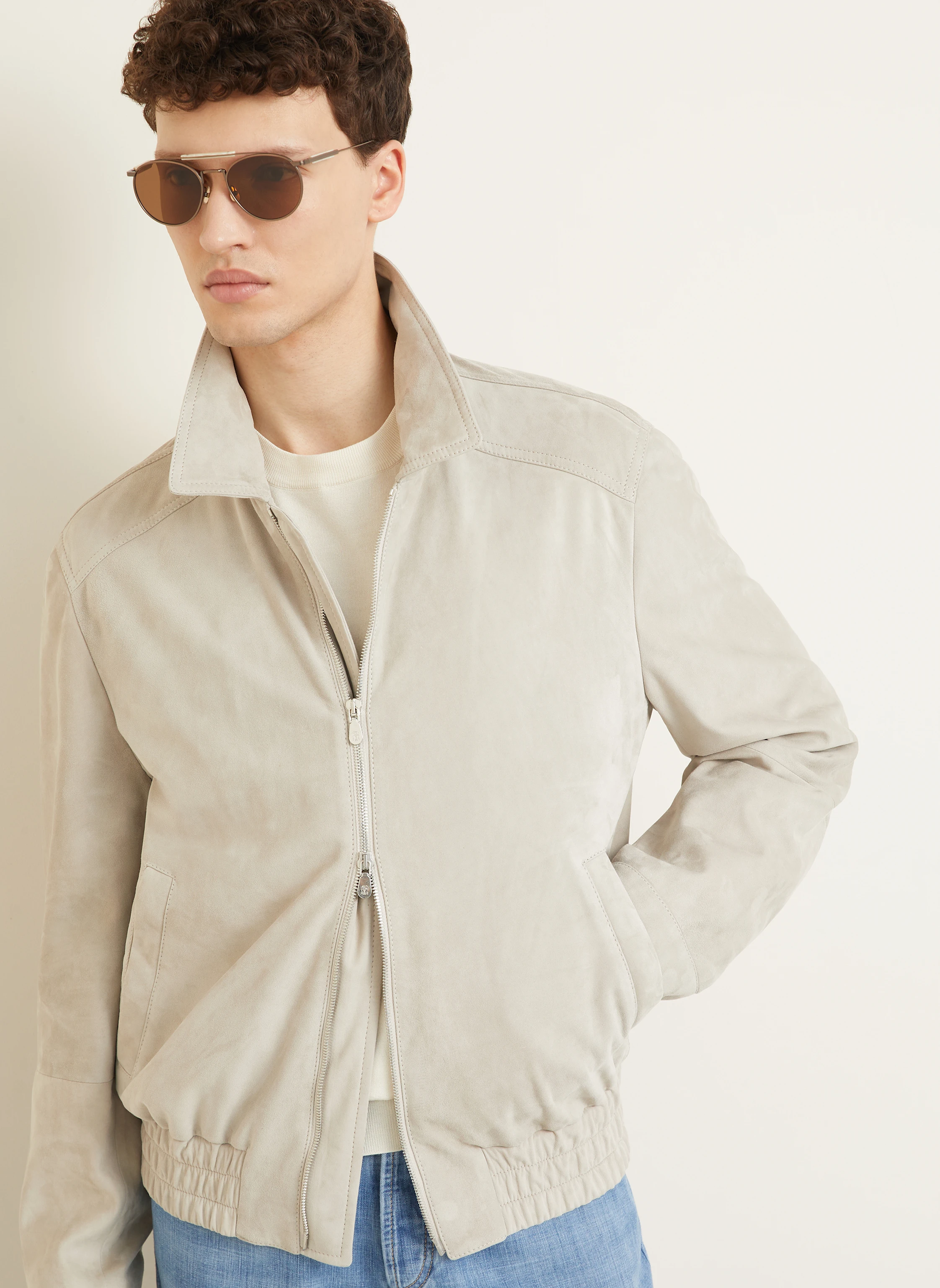 BRUNELLO CUCINELLI Lederjacke