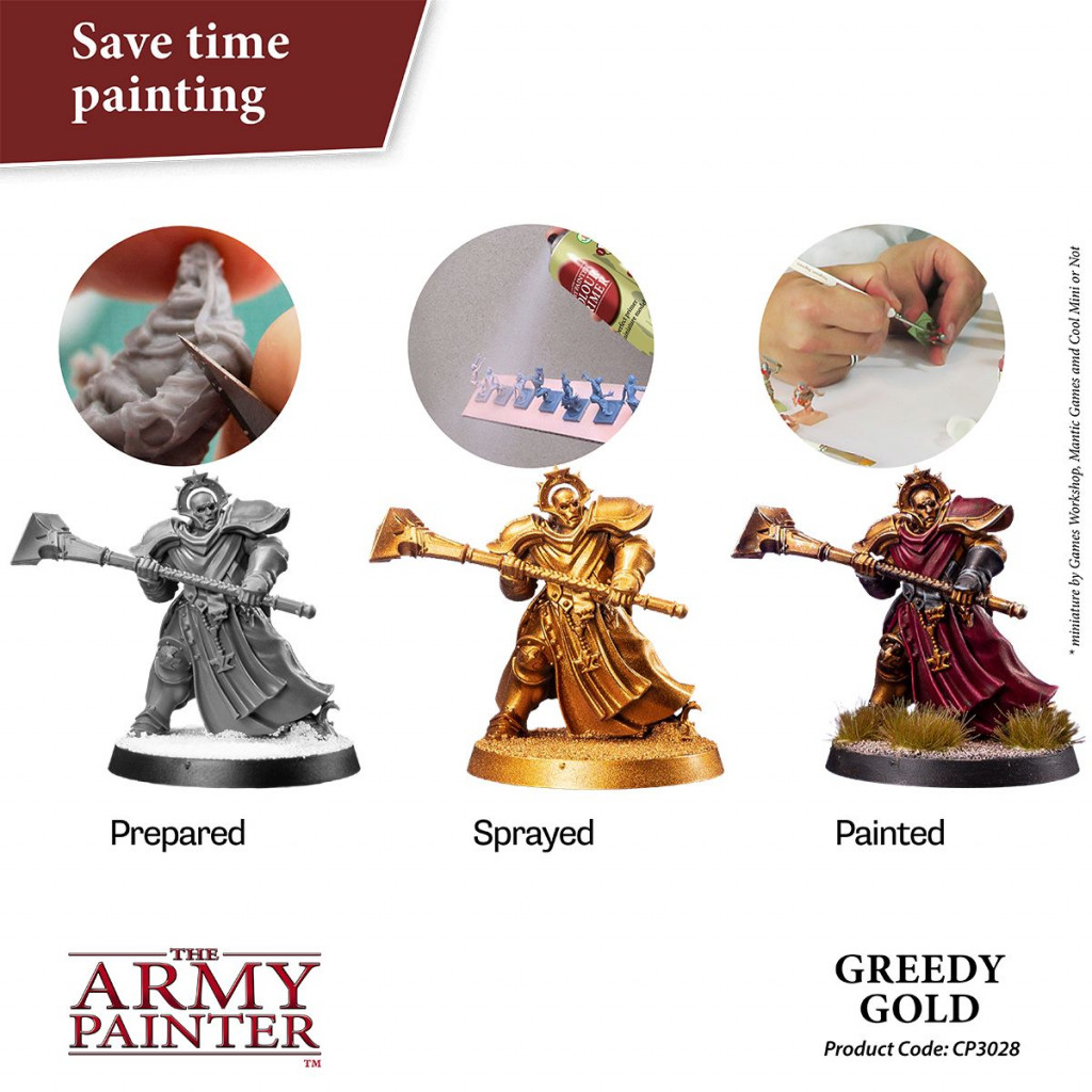 Army Painter - Sous Couche Greedy Gold
