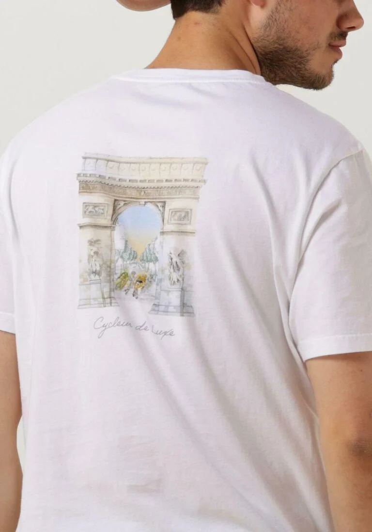 CYCLEUR DE LUXE witte cycleur de luxe t-shirt triomp