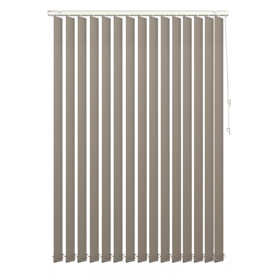 Store tamisant à lamelles verticales (100 x 260 cm) Helsinki Taupe