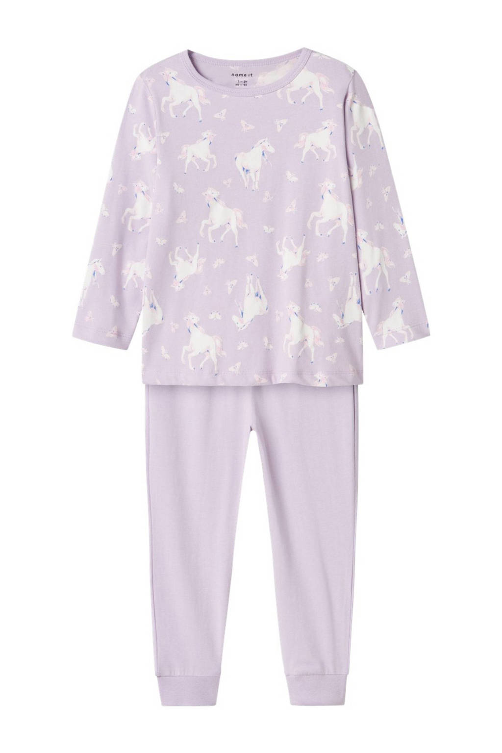 NAME IT pyjama NMFNIGHTSET HORSE lila/wit