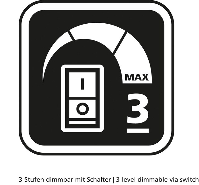 casaNOVA LED Deckenlampe FLOW 40 cm schwarz /weiß