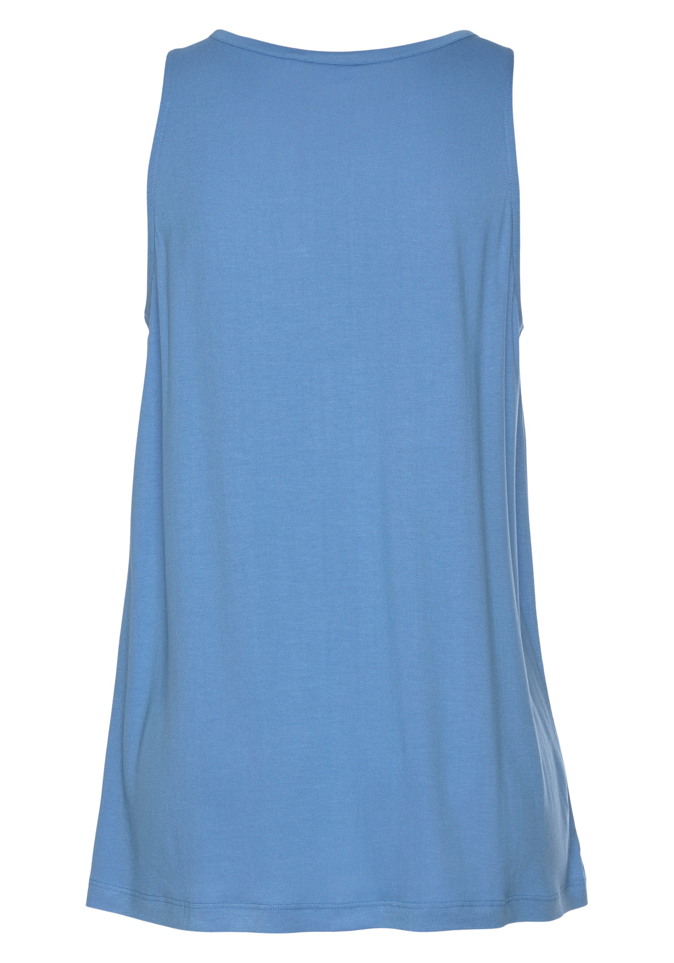 LASCANA Tanktop , mit Zieraccessoire, lässiges Jerseytop, casual
