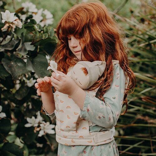 Olli ella dinkum dolls poppendraagzak - rainbow