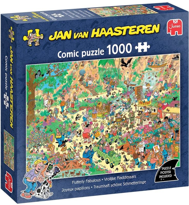 Jumbo - Vrolijke Fladderaars - Legpuzzel - 1000 stukjes - Karton