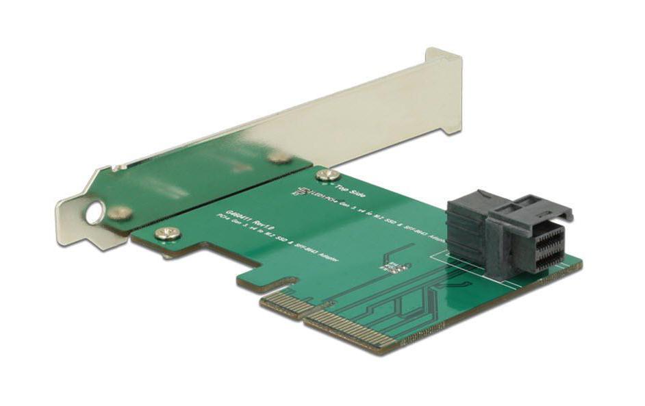 Host Bus Adapter Controller PCI-ex4 - U.2 Bracket FHPCI Express x4 Karte mit 1x intern SFF-8643 NVMe Anschluss
