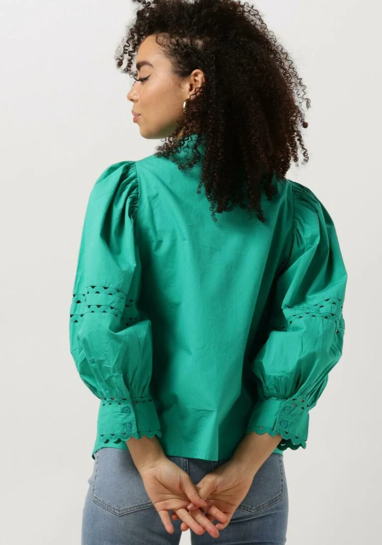 ANTIK BATIK turquoise antik batik blouse rodo blouse