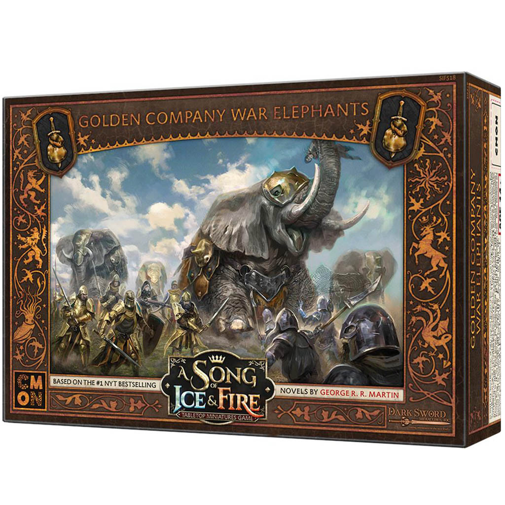 Le Trône de Fer : le Jeu de Figurines - Éléphants de la Compagnie Dorée