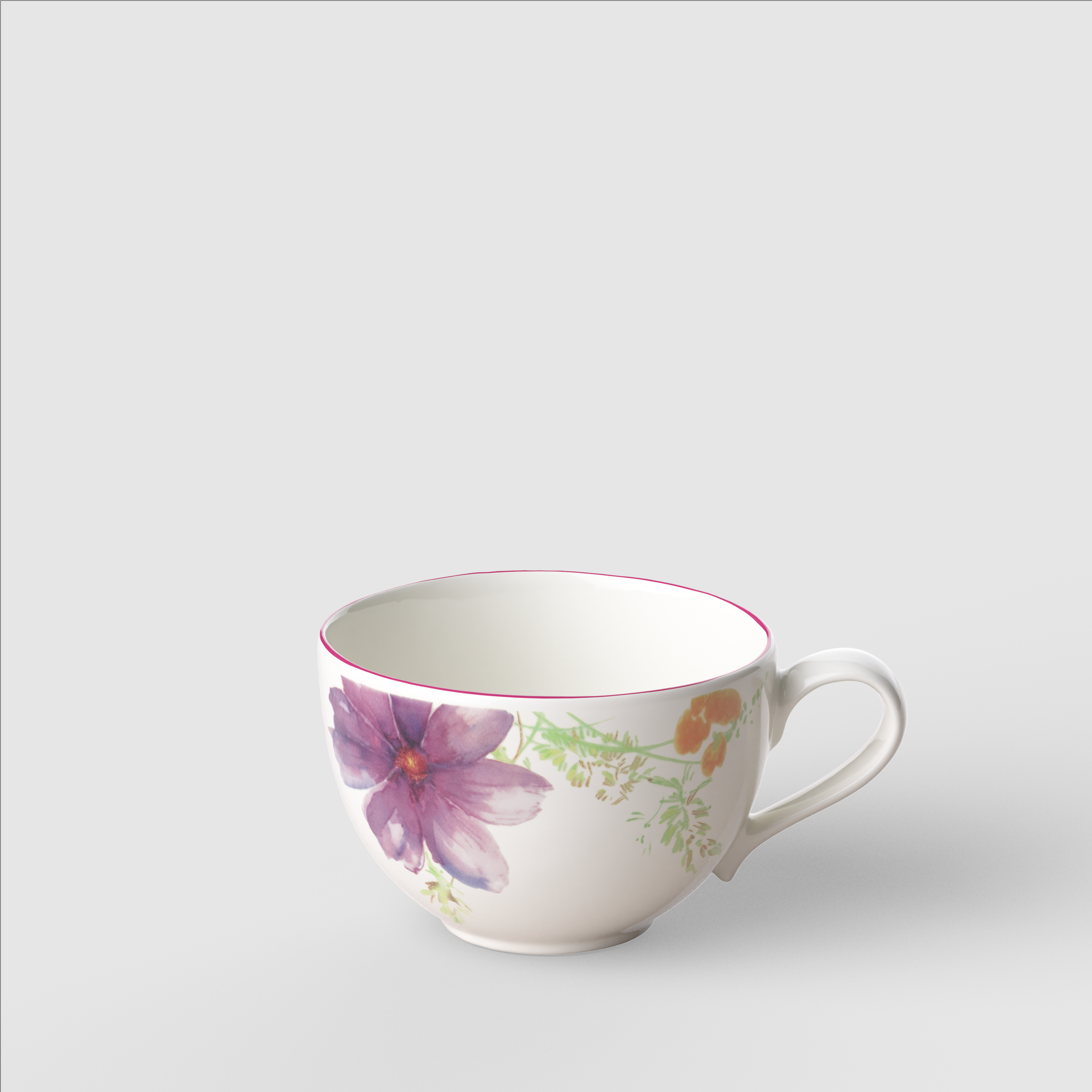 Mariefleur Coffee cup Multi-colored, 5.1 oz, Premium Porcelain