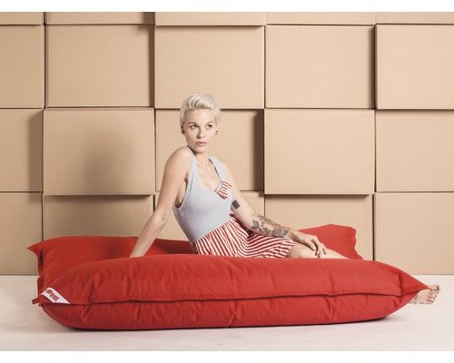 Zitzak Sitting Point Bigbag Brava ca. 380 liter rood 170x130x20 cm