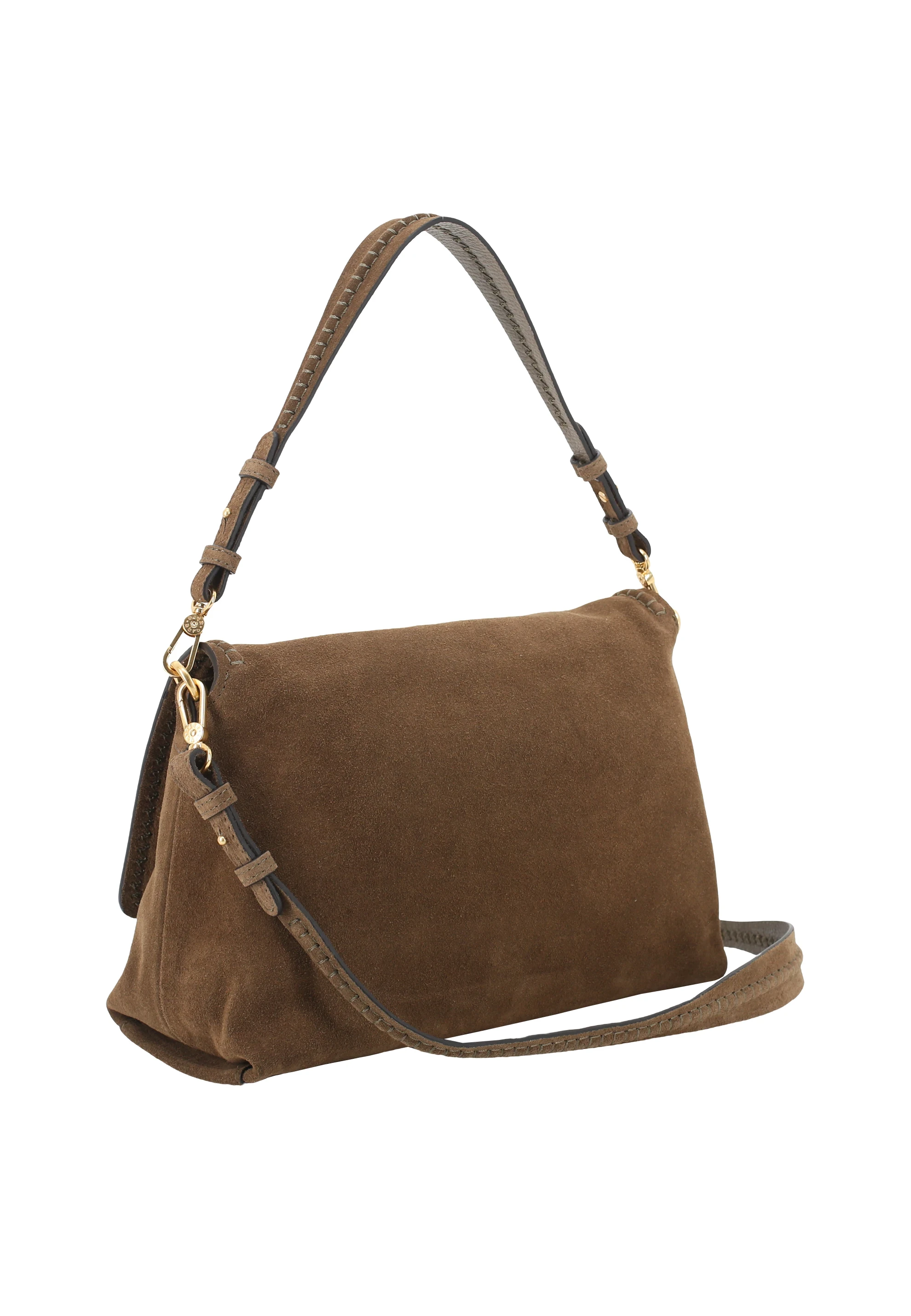 Shoulder bag SIGNATURE BIG Leather SUEDE Standard