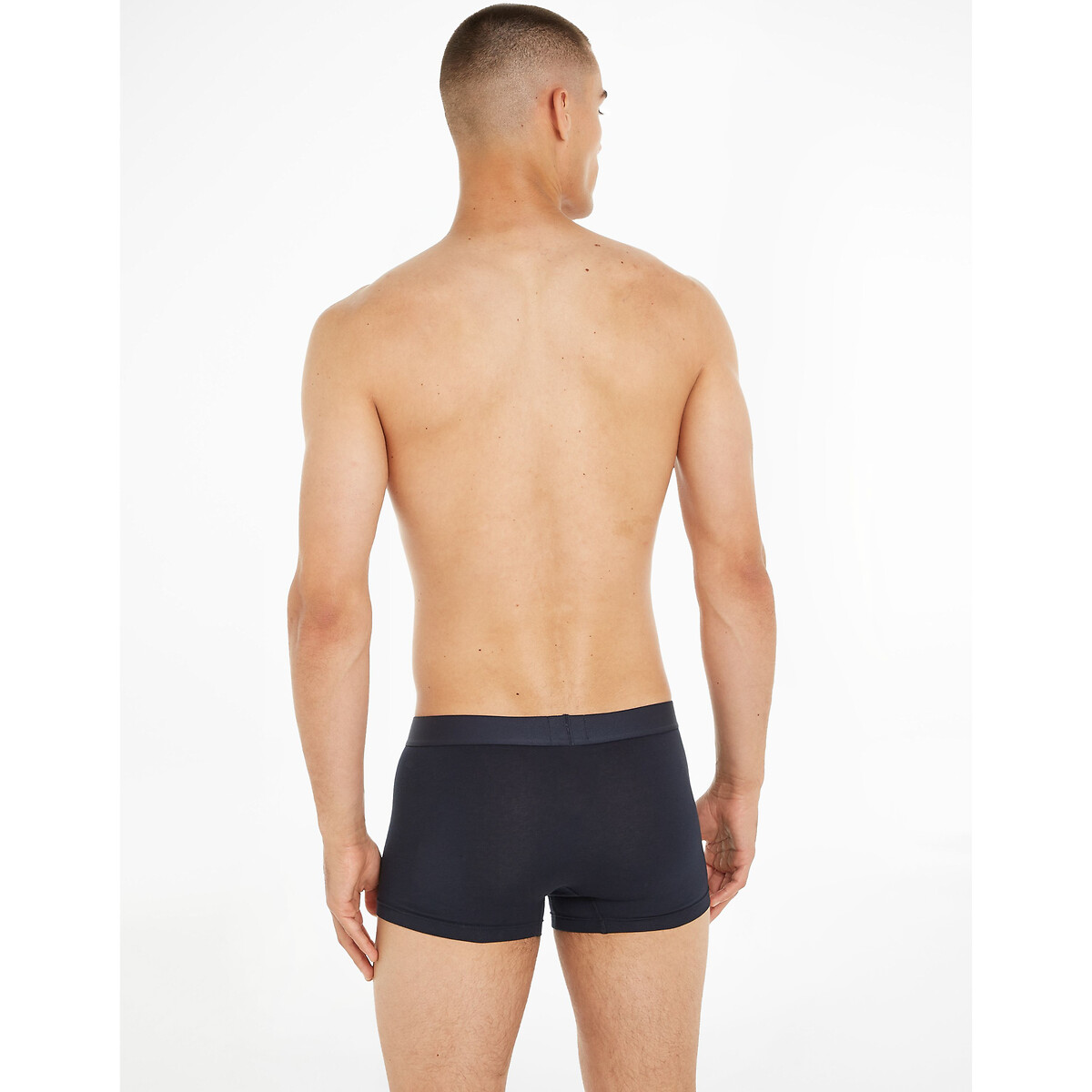 TOMMY HILFIGER<br>Conjunto de 3 cuecas boxer lisas