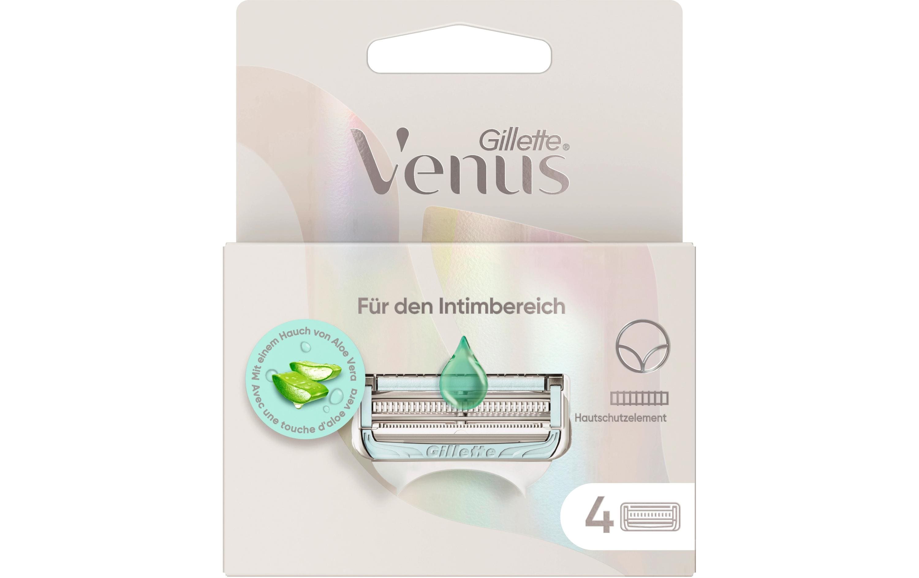 Rasierklingen Für den Intimbereich 4 x 4 StückDamenrasierer für den Intimbereich