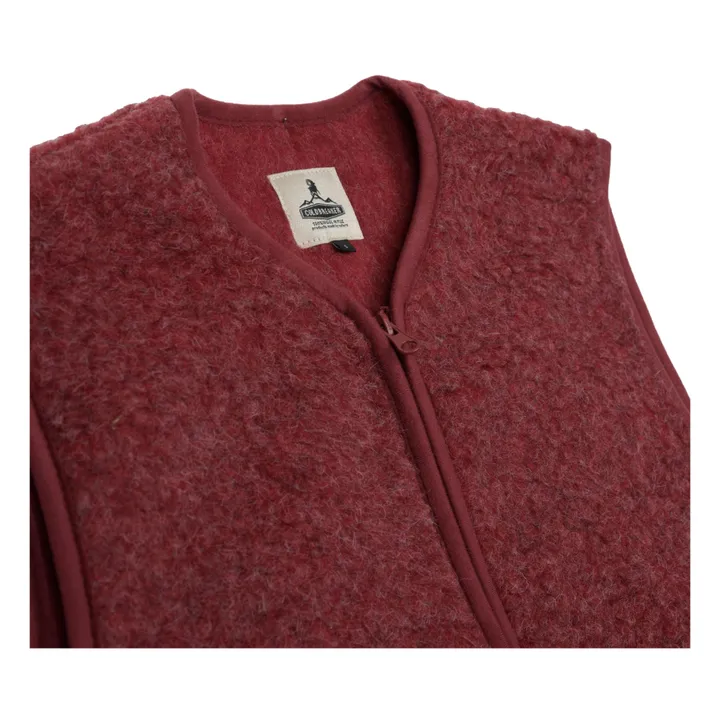 Coldbreaker Veste Sans Manches Pepitko | Rouge foncé