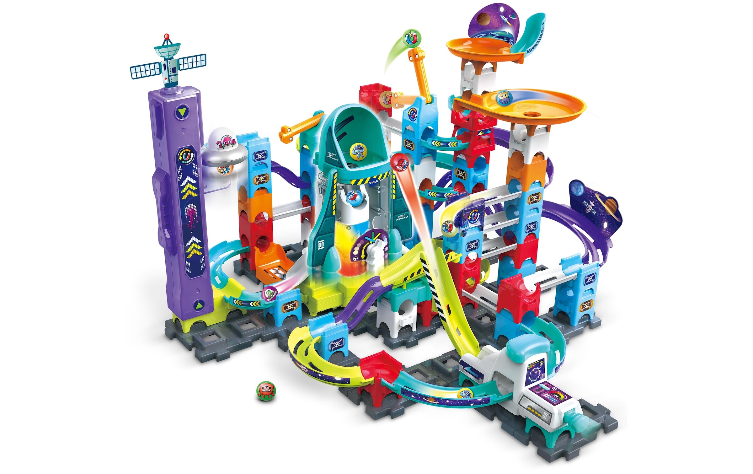 Vtech® Kugelbahn »Marble Rush – Space Magnetic Set XL300 E -DE-«