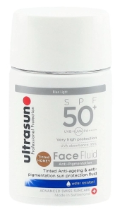 Ultrasun Face Fluid Anti-Pigment SPF50+ tinted Honey, 40 ml