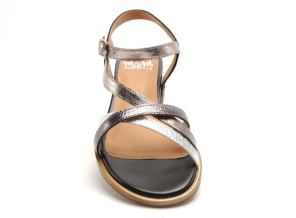 Mamzelle nu pieds talons femme  noir