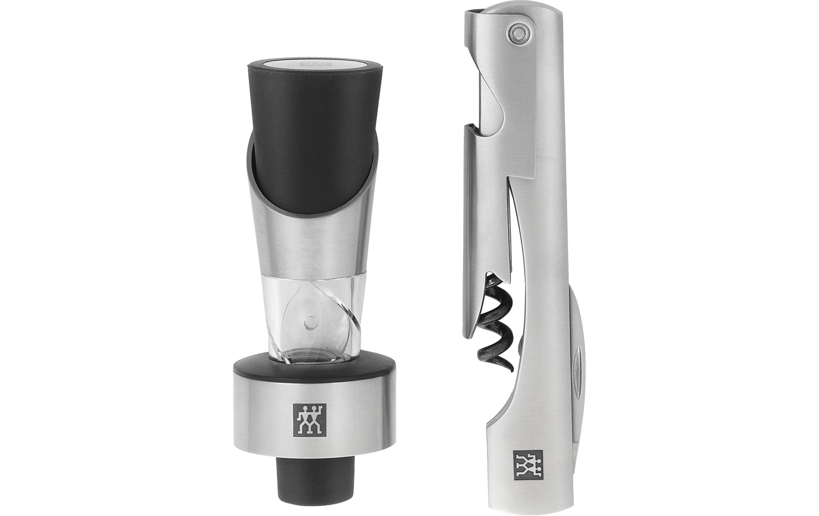 Sommelier-Set 2-teiligElegantes Set aus Kellnermesser und Weinausgiesser