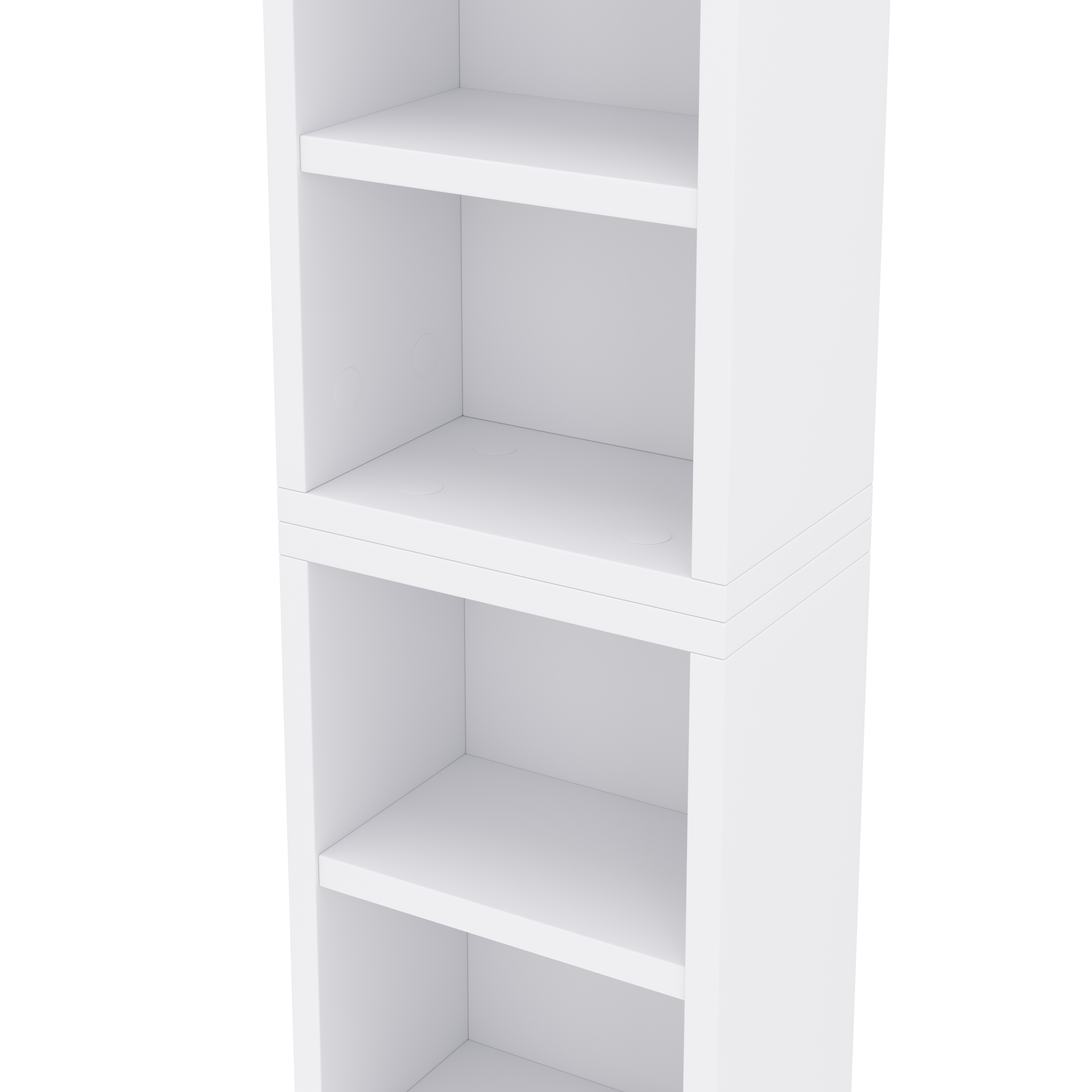 Bücherregal LIBERTY 21 x 184 cm weiss