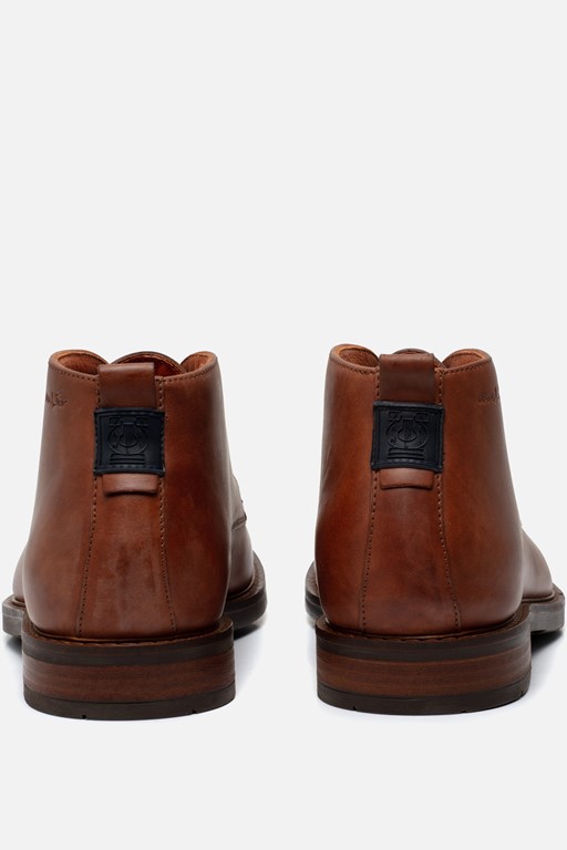 Van Lier Boston Veterschoenen cognac Leer