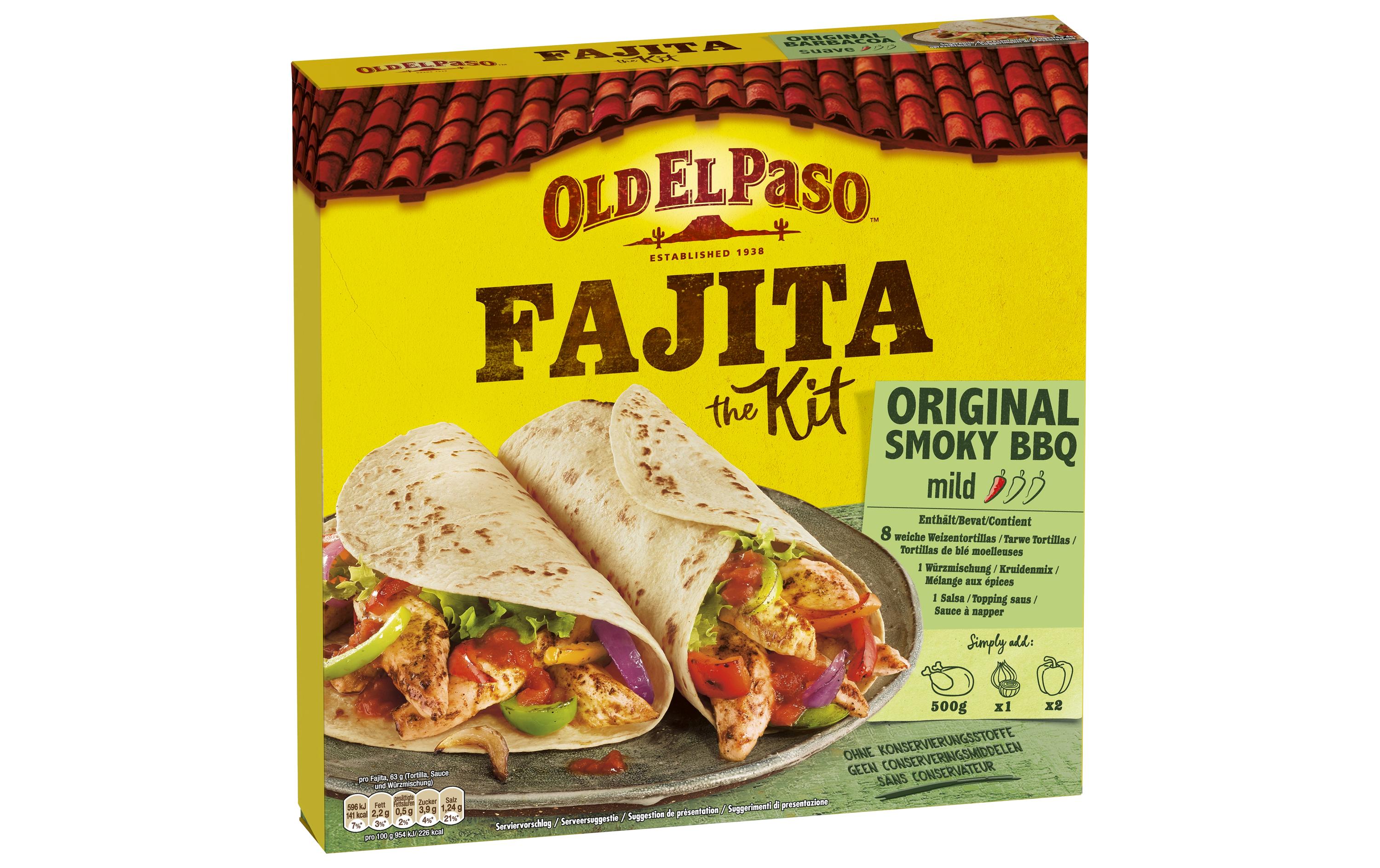 Fajita Kit Original 500 gFertigzubereitung für Fajitas