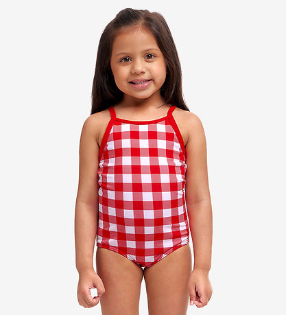 Funkita Bådedragt - Printed - UV50+ - Rød Checker