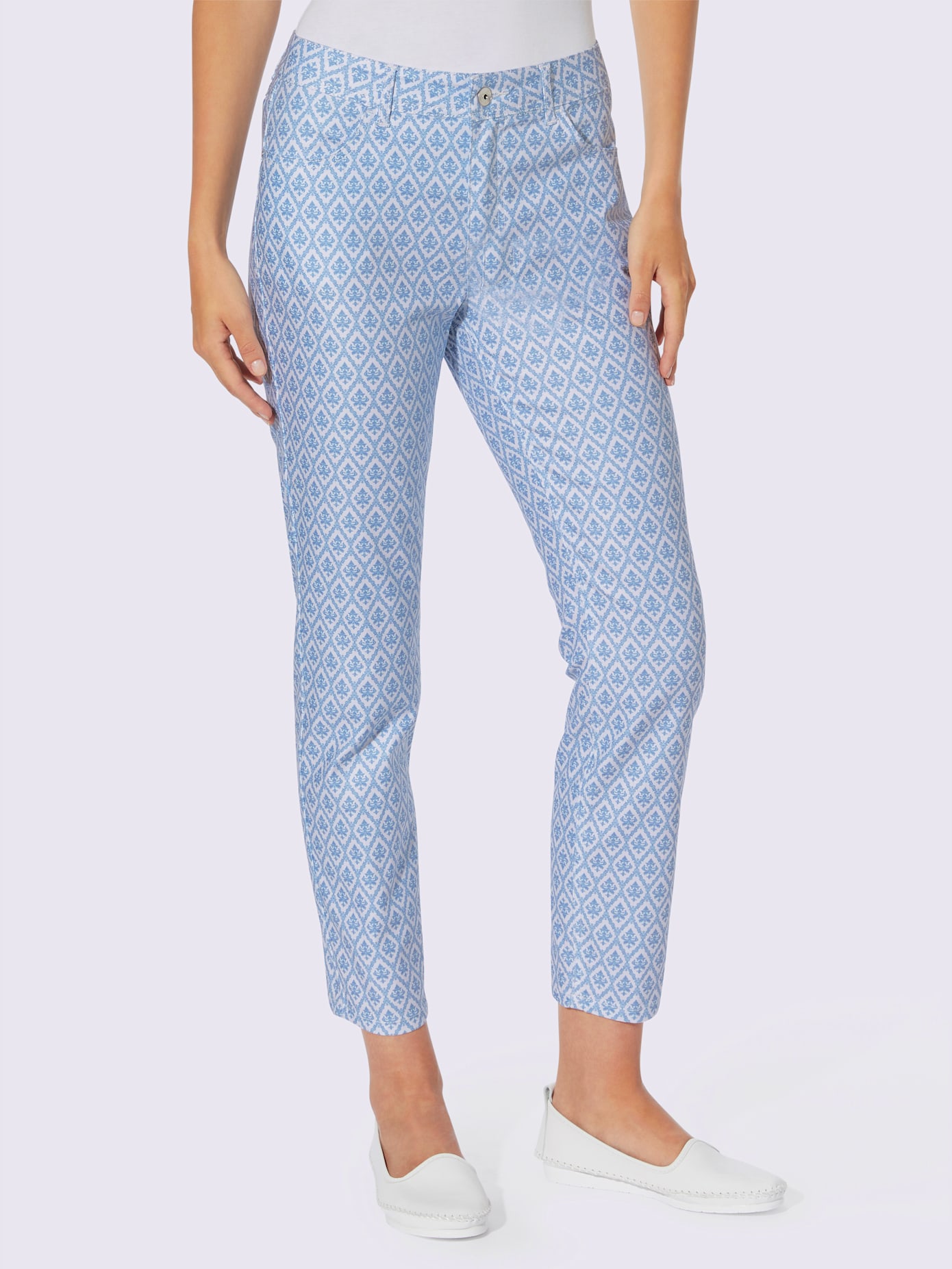 Pantalon imprimé qualité coton doux sur la peau