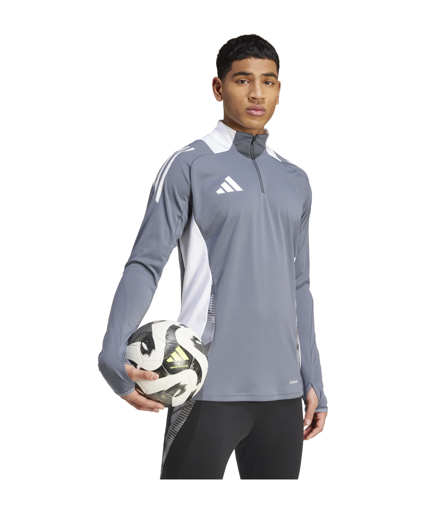 adidas Tiro 24 Competition Trainingstop Grau Weiss