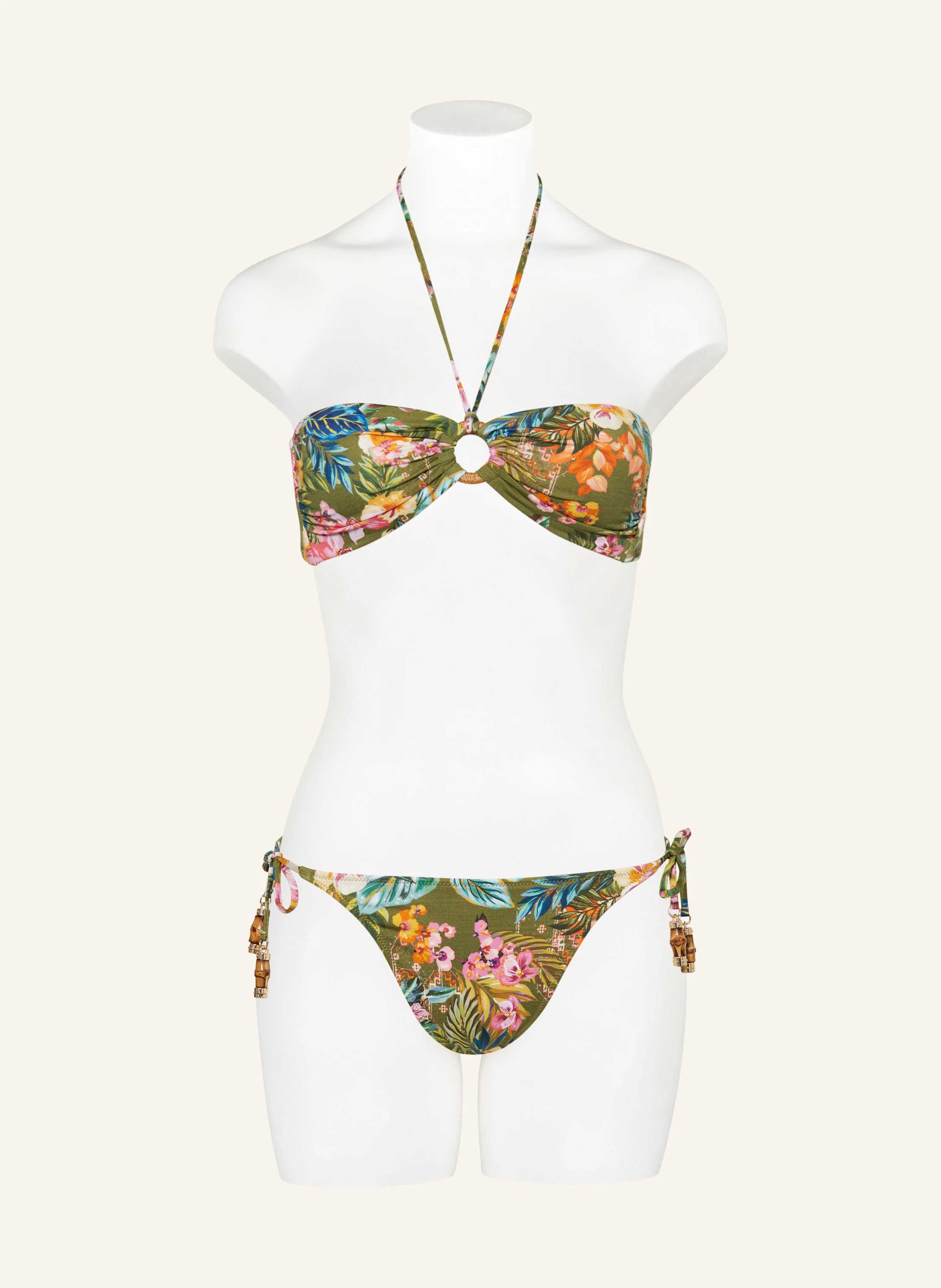 watercult Bandeau-Bikini-Top SUNSET FLORALS