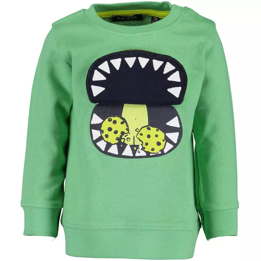 BLUE SEVEN Sweatshirt Hell Grün