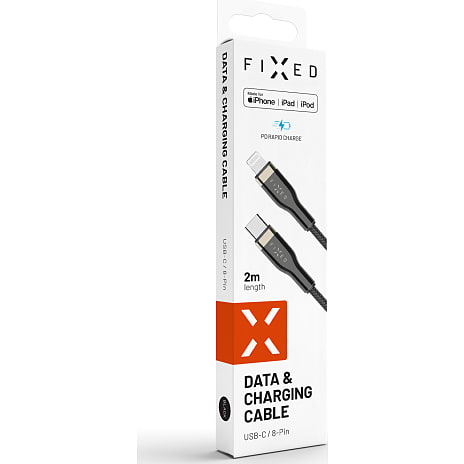 Fixed USB-C/Lightning kabel - 2 meter