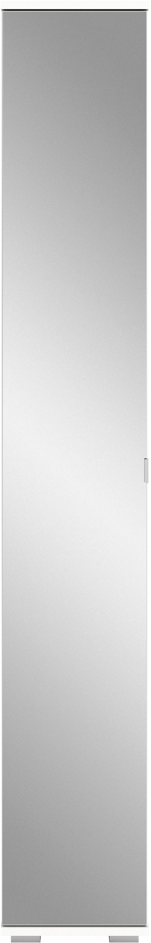 INOSIGN Garderobenschrank »Valge, Höhe 191 cm, 1 Spiegeltür, 6 Fächer,4 verstellbare Einlegeböden« Hochschrank, Spiegelschrank, Schuhschrank, Flurschrank, Dielenschrank