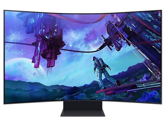 SAMSUNG - Ecran PC Gamer 55 pouces incurvé Odyssey Ark (2nd Gen.) - S55CG970NU