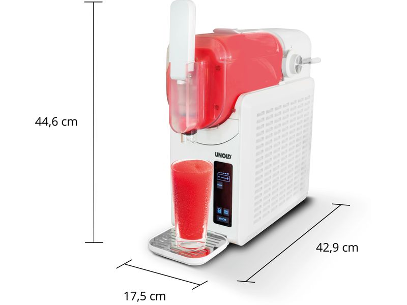 Unold Slush Ice Maschine Susi 2 l, Weiss Professionelle Slush-Maschine