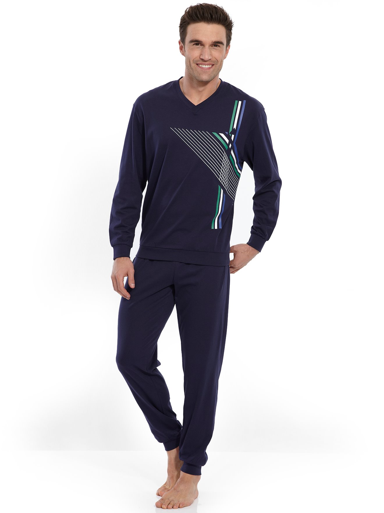 Pyjama maille jersey pur coton peigné