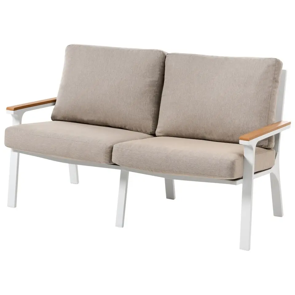 ORERO - Loungeset 4-zits - Taupe - Aluminium