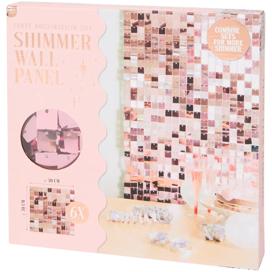 Panneaux muraux à paillettes