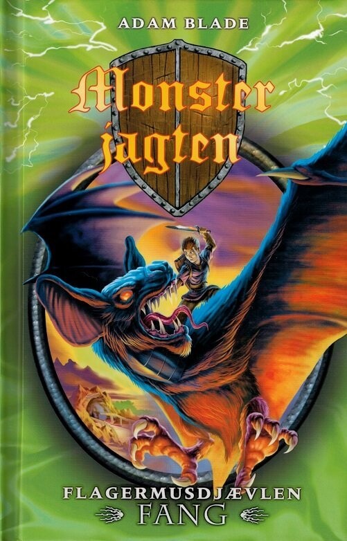 Monsterjagten 33 - Flagermusdjævlen Fang - Adam Blade - Bog