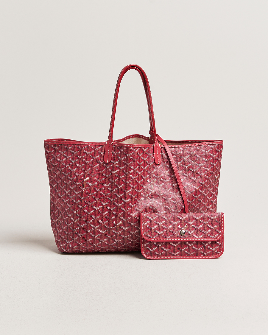 Goyard Pre-Owned Saint Louis PM Coated Canvas Tote Bag Pink