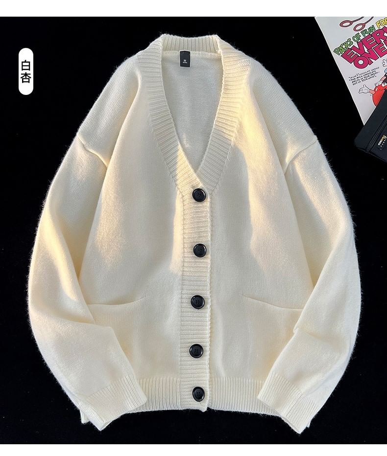 Dandyluxe - V-hals effen vest met knoopjes