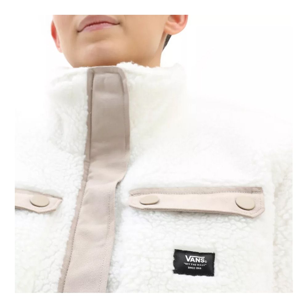 Vans COZY SHERPA - Veste Femme marshmallow