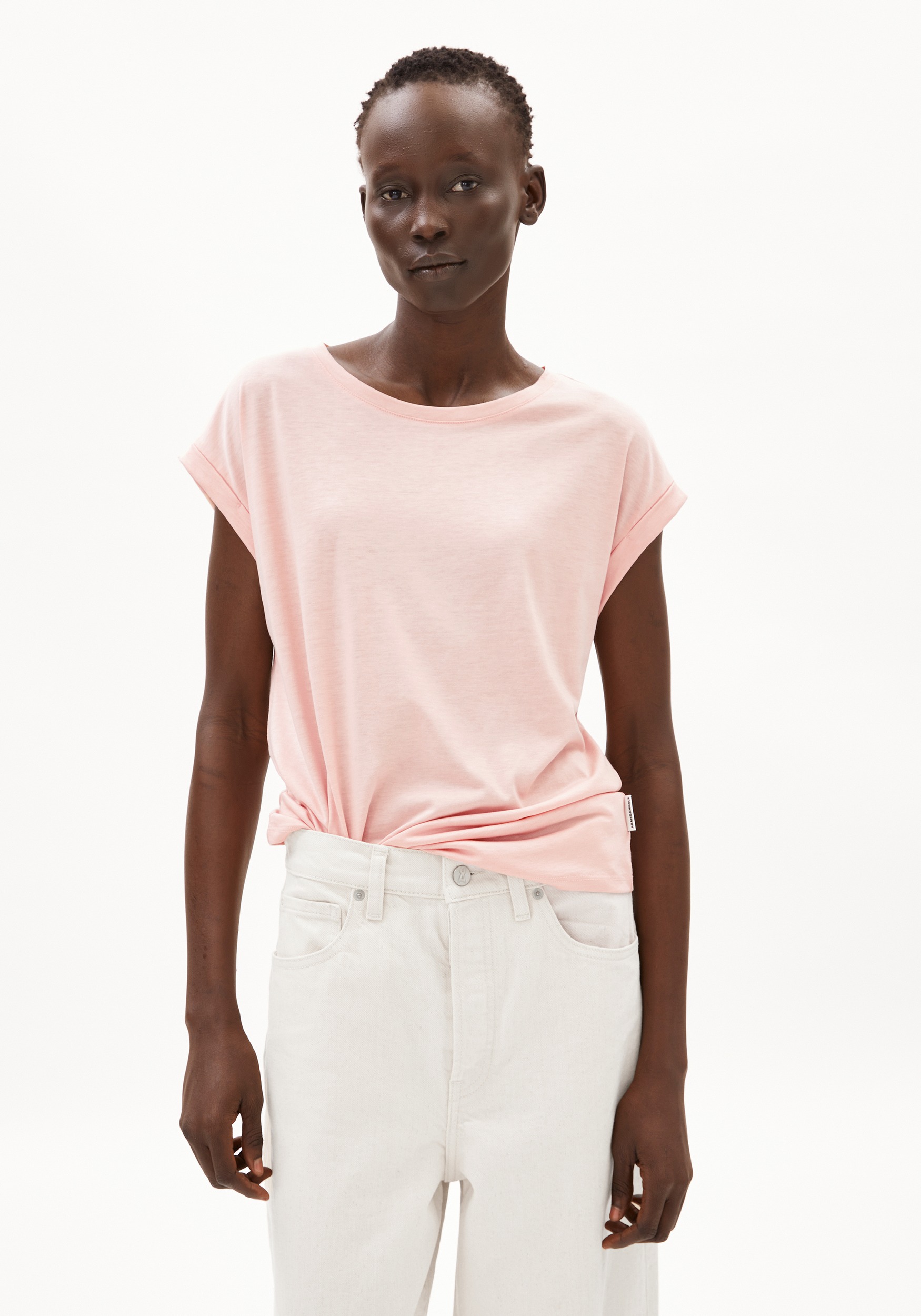 Armedangels Tencel-T-Shirt Jilaana Rosalilly