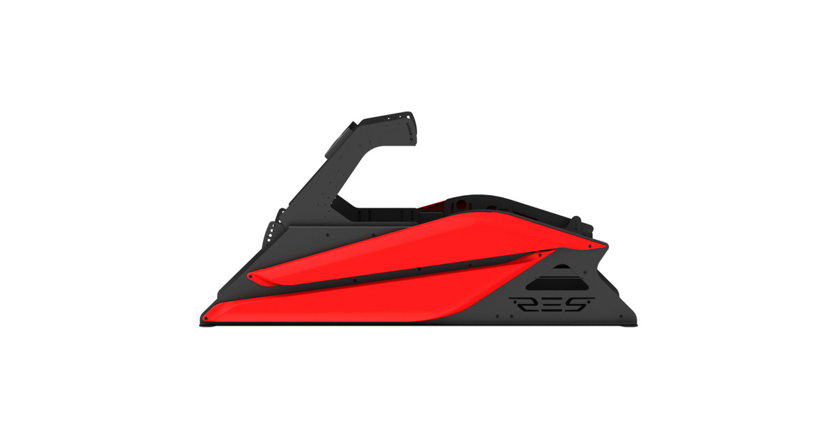 Res-TechGT Cockpit racing simulator  (Zwart/rood)