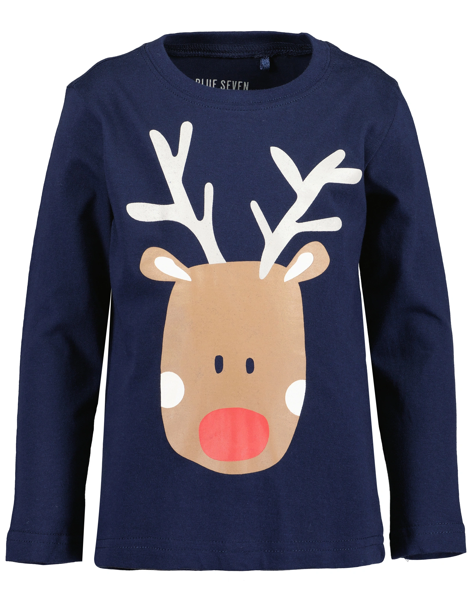 Langarmshirt CHRISTMAS DEER in ultramarin