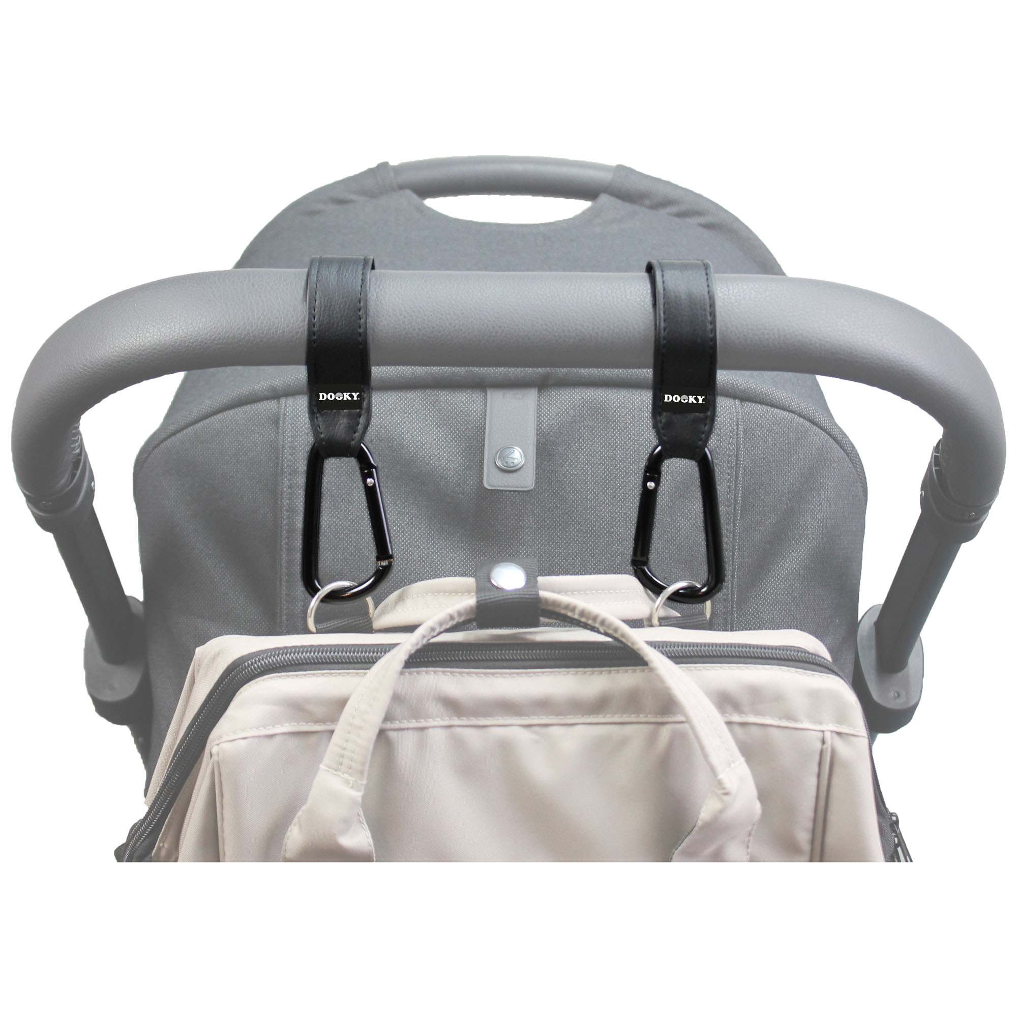 Dooky buggyhaken klein Black