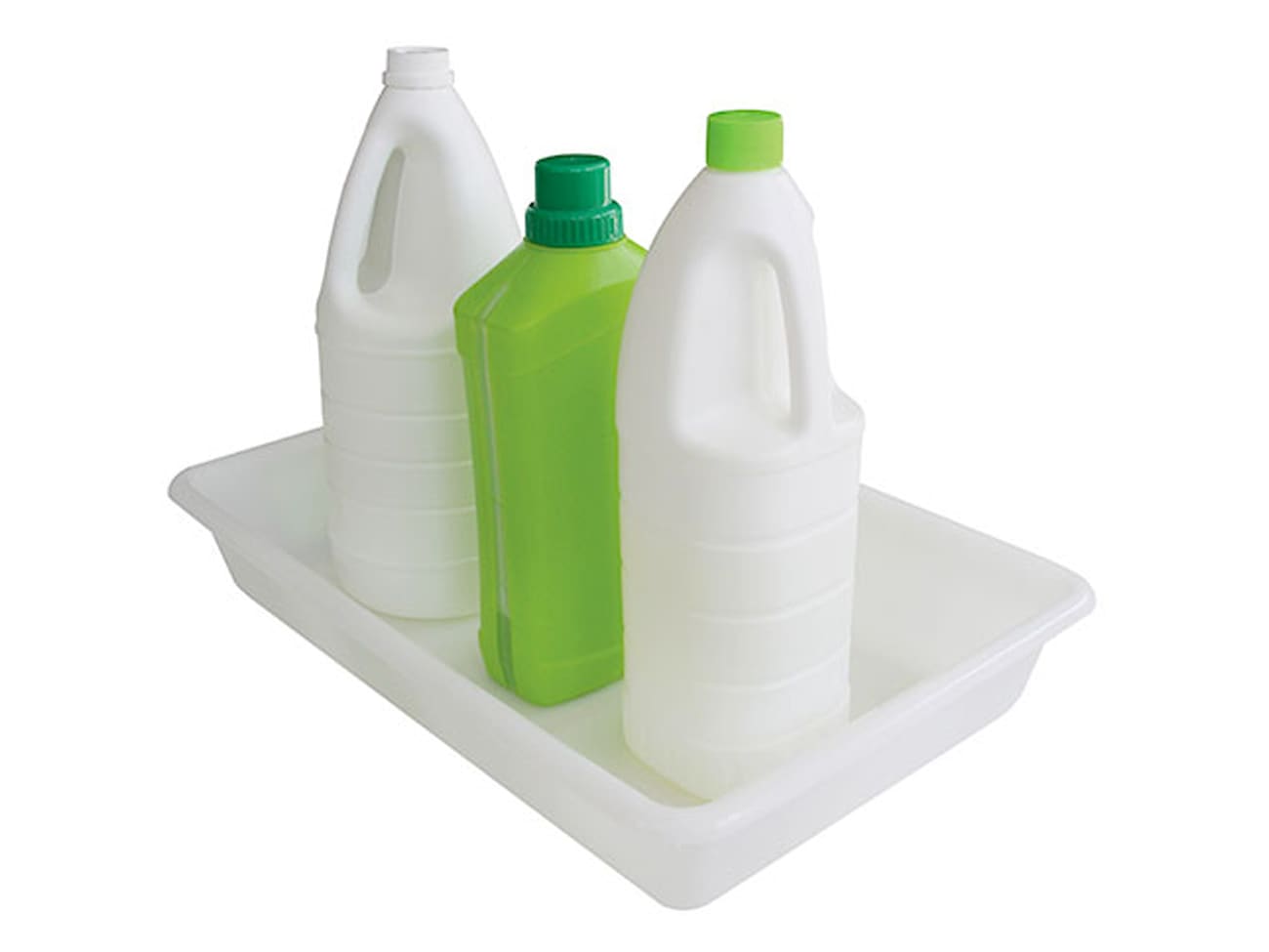 Bac plat 5 L blanc - 43 x 28 x ht 7 cm - Gilac