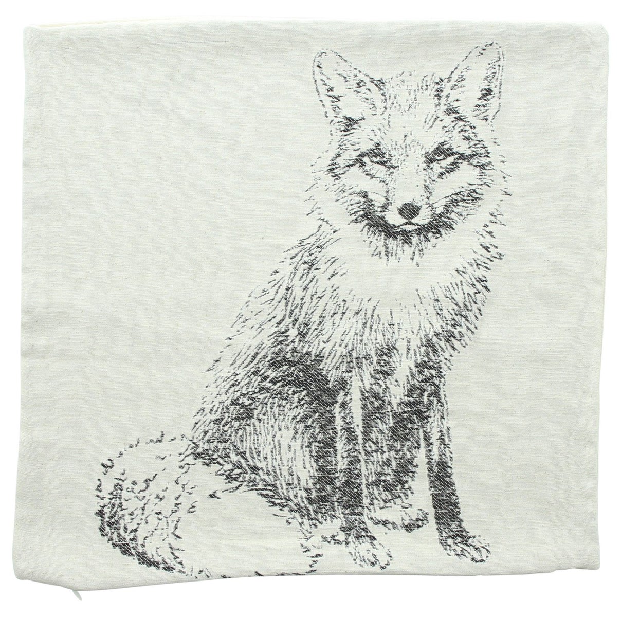 FRANK FLECHTWAREN | Kussenhoes Vos, polyester, katoen, metallic garen, 45 x 45 cm
