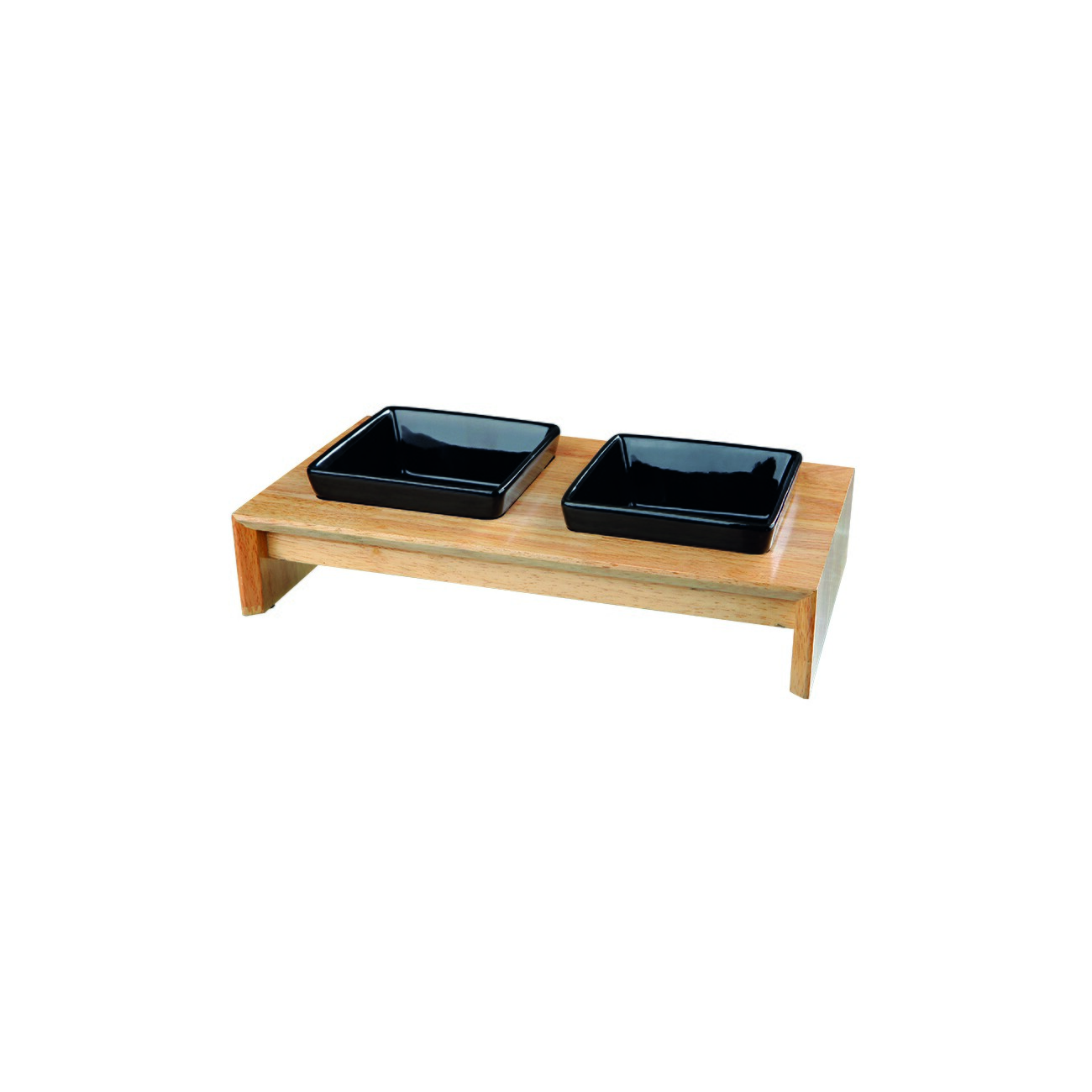 Trixie Napfset Keramik/Holz 2x200 ml