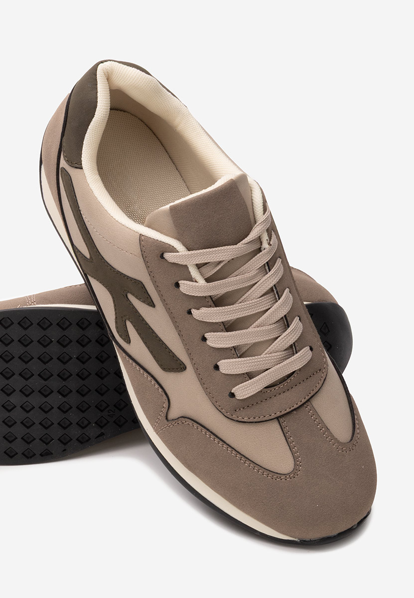 Baskets pour hommes kaki Garwin