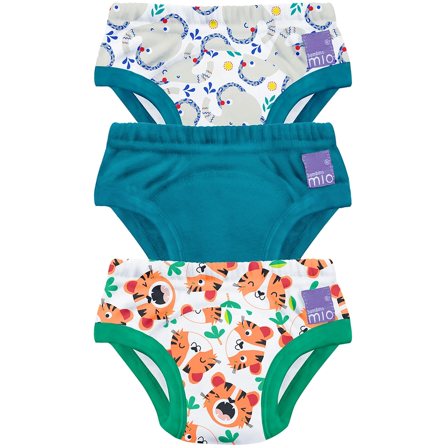 Bambino Mio Töpfchen-Trainingshose, Safari Party, 3er Packung